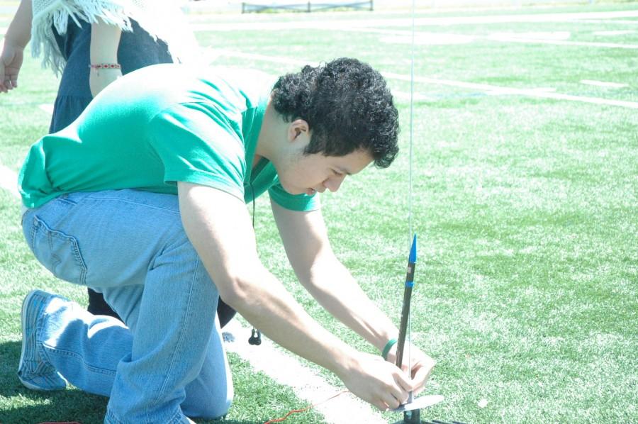 Physics classes launch rockets