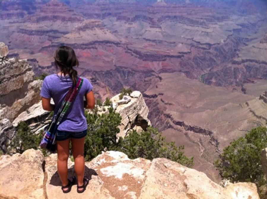 Father, daughter ride west