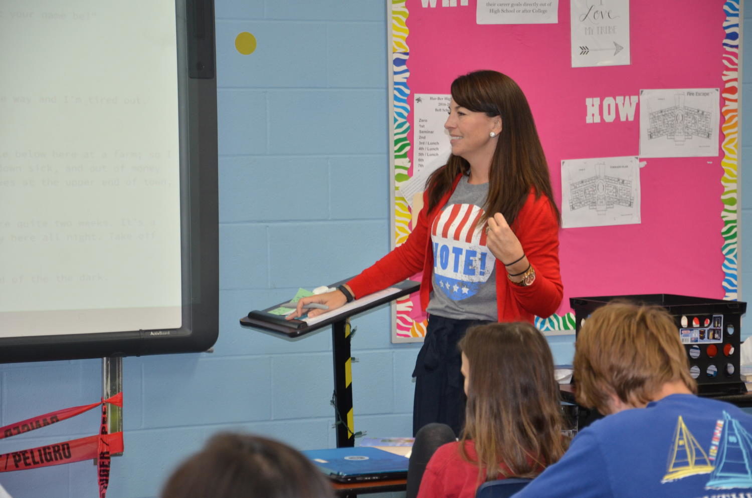 English teacher chosen teacher of the year