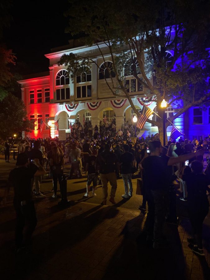 Demonstrators attended a Black Lives Matter event at the Bentonville Square on June 1. 