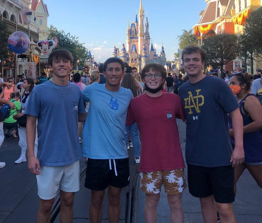 Junior+Jack+Bockelman+and+sophomore+Brant+Stacy+travel+to+Disney+World+in+Orlando+with+family+and+friends+Oct.+18+during+fall+break.+